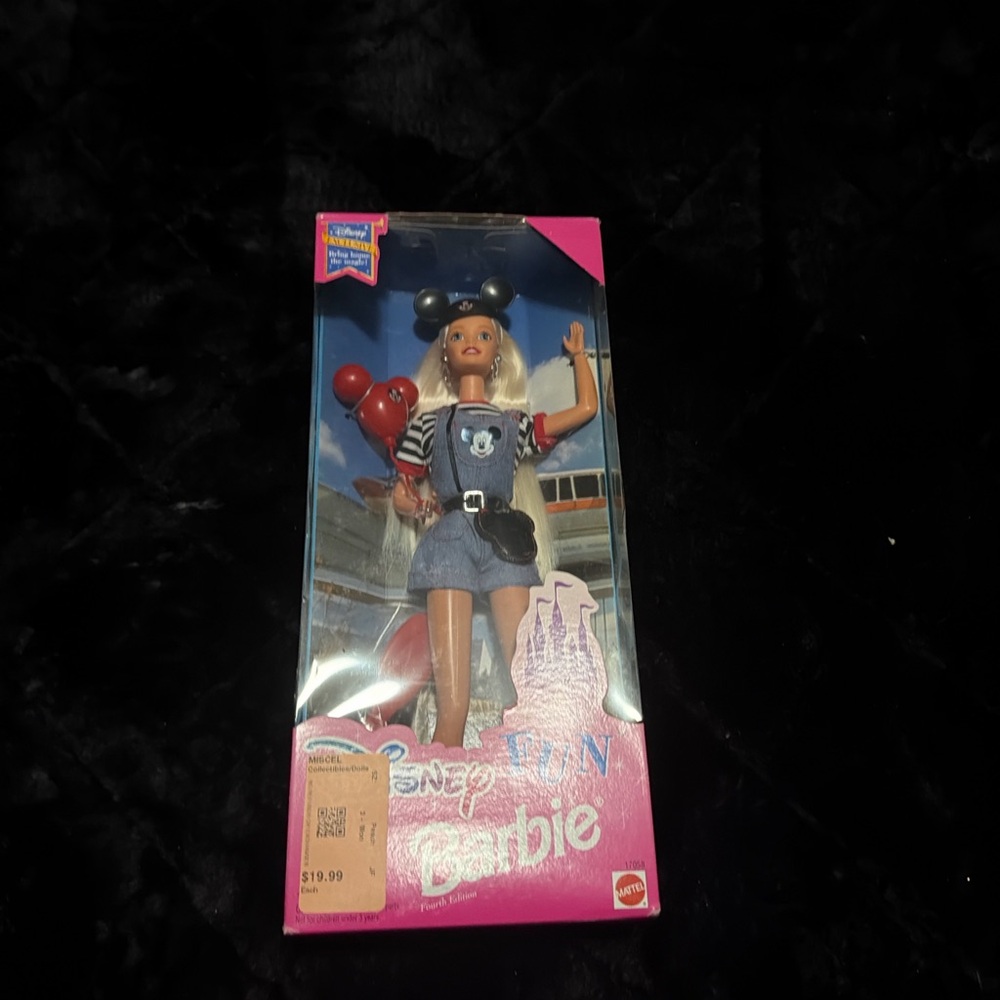Barbie Doll with Mickey Ears and Balloons